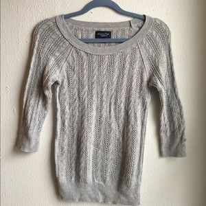 AE cable knit sweater
